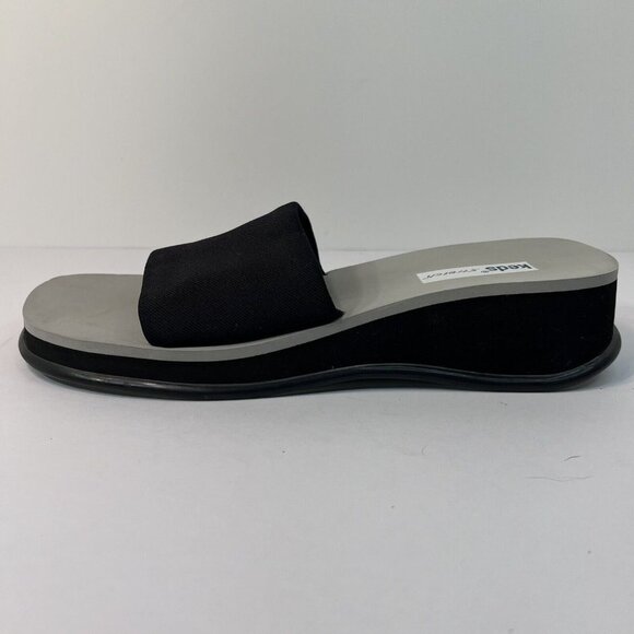 Keds Black Stretch Slip-on Slide Sandals Women's Size 9 - Picture 7 of 10